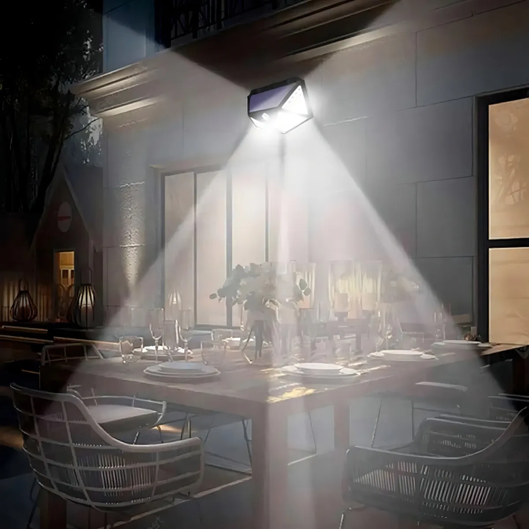 Lámpara Solar de 20W LED con Sensor de Movimiento