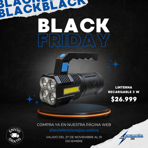 LINTERNA RECARGABLE 3W