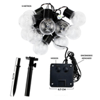 EXTENCION DE LUZ CALIDA 5 MT 20 BOMBILLOS SOLAR