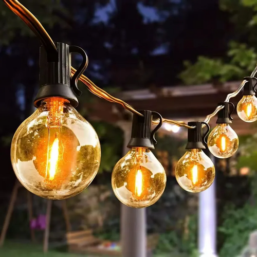 Extensión 20 bombillos Led Solar Cristal Recargable 5m Cálida 011C